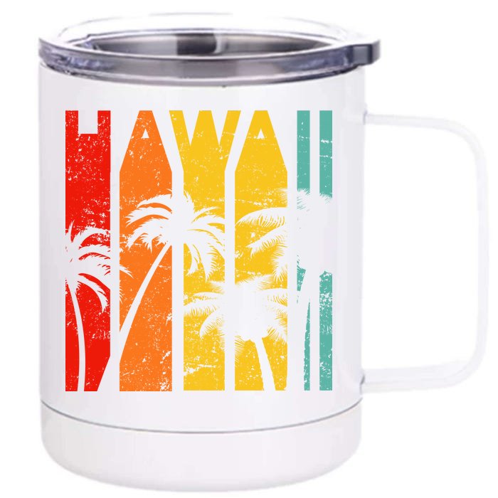 Classic Tropical Hawaii Front & Back 12oz Stainless Steel Tumbler Cup