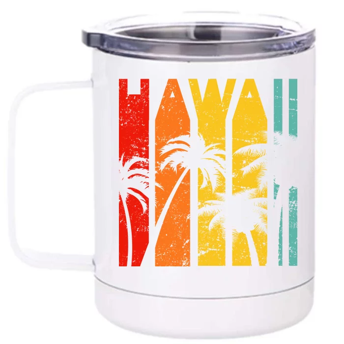 Classic Tropical Hawaii Front & Back 12oz Stainless Steel Tumbler Cup