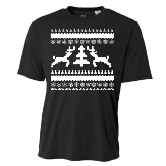 Classic Ugly Christmas Sweater Cooling Performance Crew T-Shirt