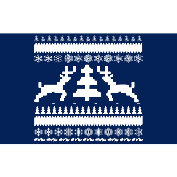 Classic Ugly Christmas Sweater Bumper Sticker