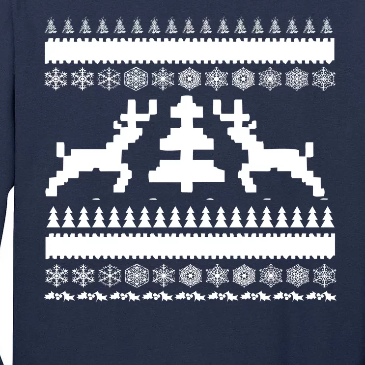 Classic Ugly Christmas Sweater Tall Long Sleeve T-Shirt