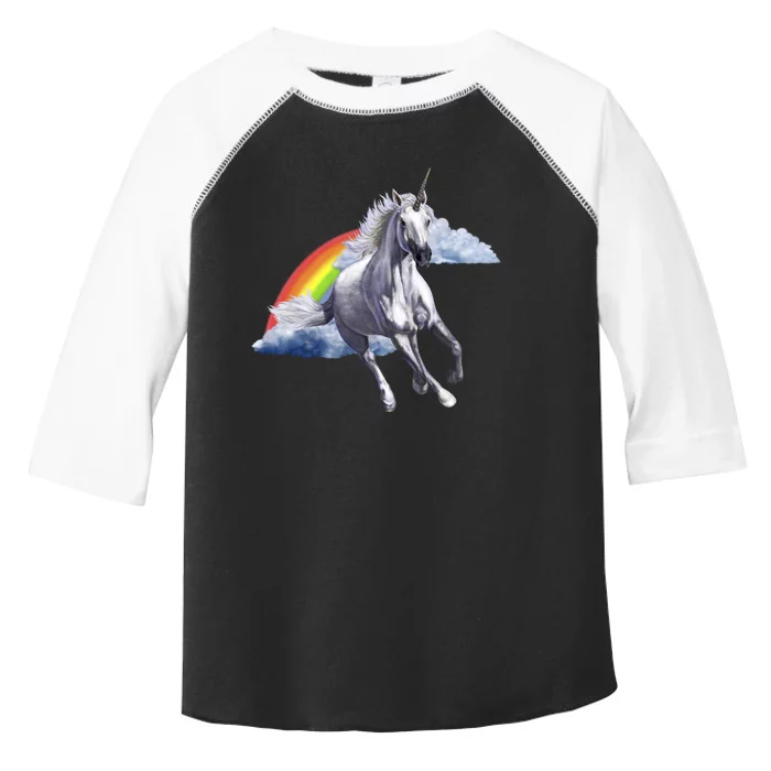 Classic Unicorn Rainbow Toddler Fine Jersey T-Shirt