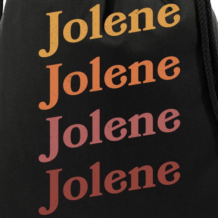 Classic Vintage Style Colors Jolene Drawstring Bag