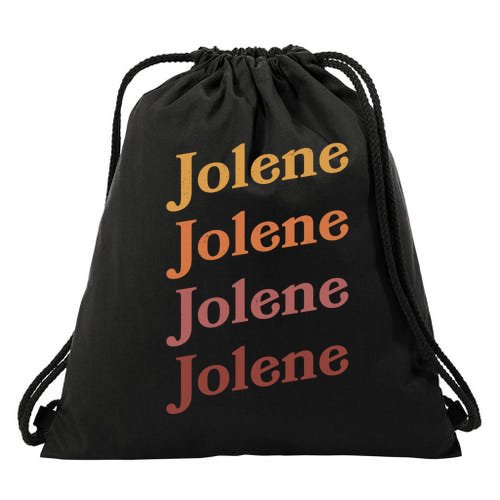 Classic Vintage Style Colors Jolene Drawstring Bag