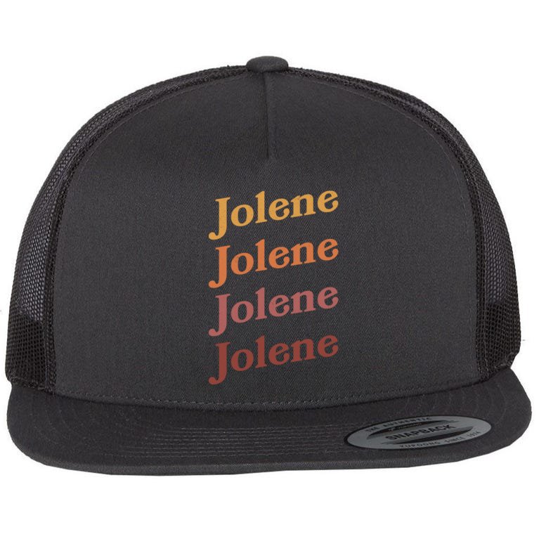 Classic Vintage Style Colors Jolene Flat Bill Trucker Hat