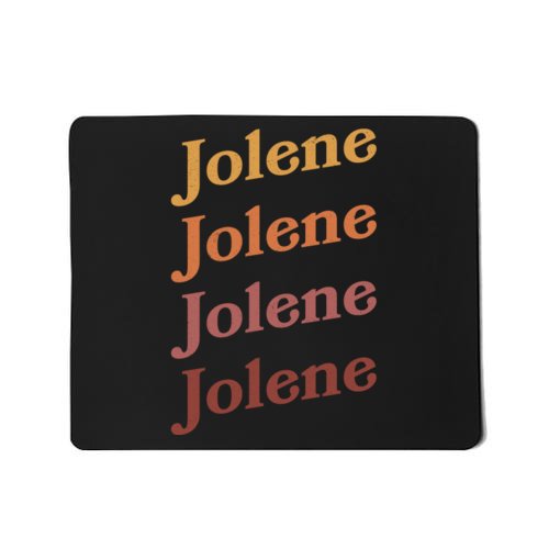Classic Vintage Style Colors Jolene Mousepad