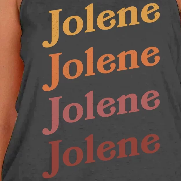 Classic Vintage Style Colors Jolene Women's Knotted Racerback Tank