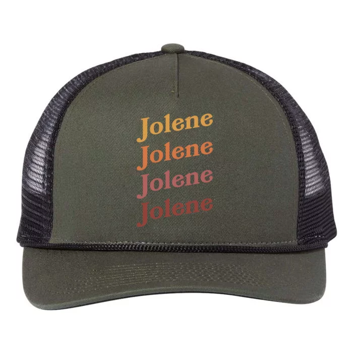 Classic Vintage Style Colors Jolene Retro Rope Trucker Hat Cap