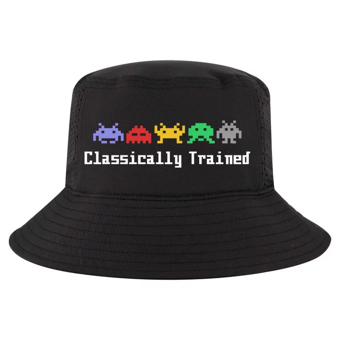 Classically Trained 80's Video Game Aliens Cool Comfort Performance Bucket Hat