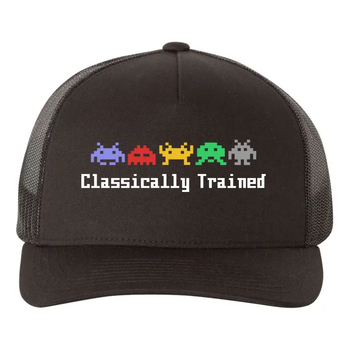 Classically Trained 80's Video Game Aliens Yupoong Adult 5-Panel Trucker Hat