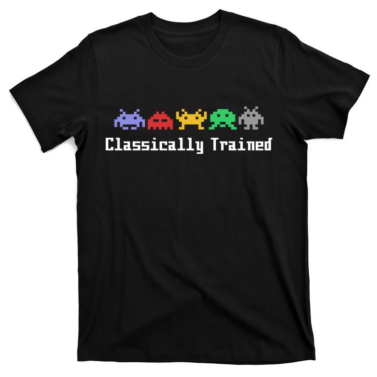 Classically Trained 80's Video Game Aliens T-Shirt | TeeShirtPalace