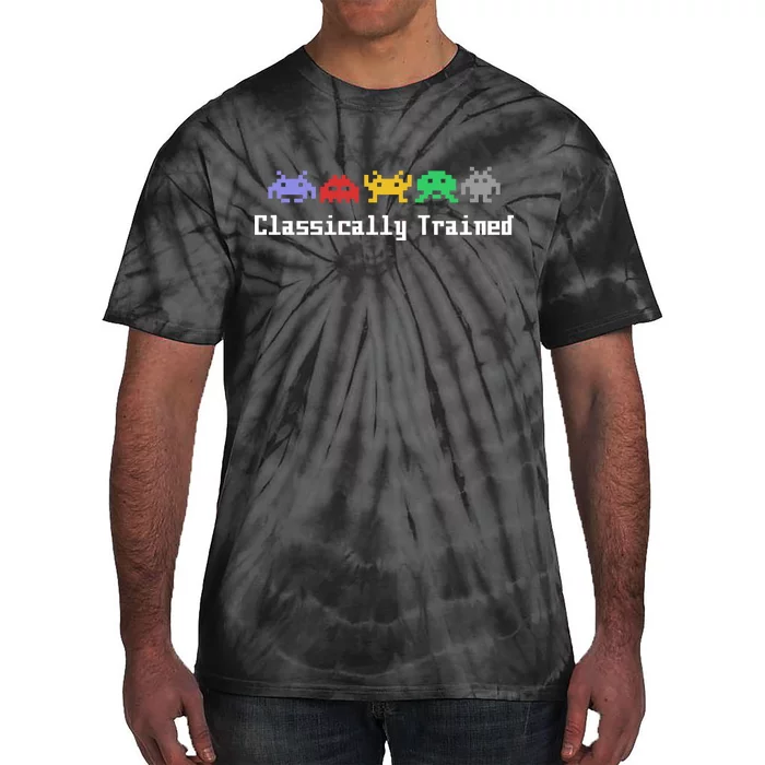 Classically Trained 80's Video Game Aliens Tie-Dye T-Shirt