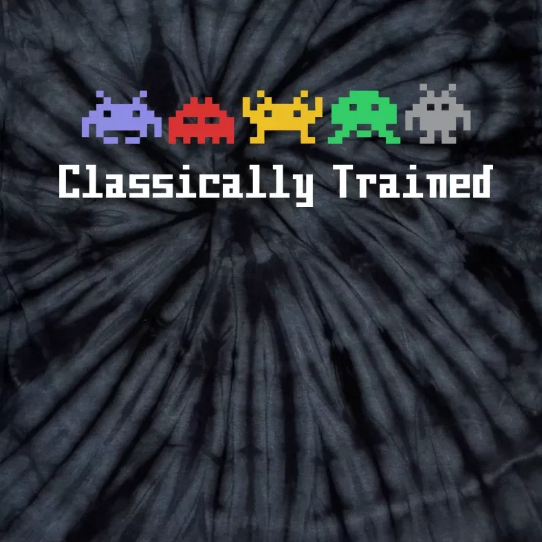 Classically Trained 80's Video Game Aliens Tie-Dye T-Shirt