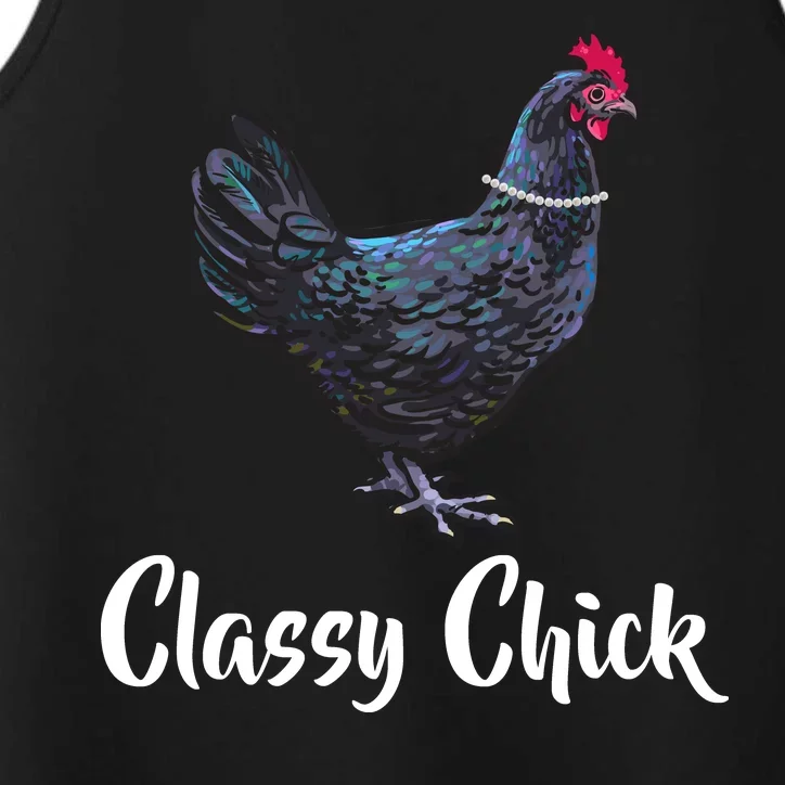 Classy Chick - Funny Cute Performance Tank