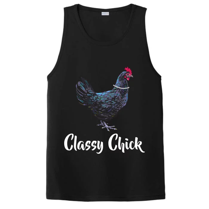 Classy Chick - Funny Cute Performance Tank