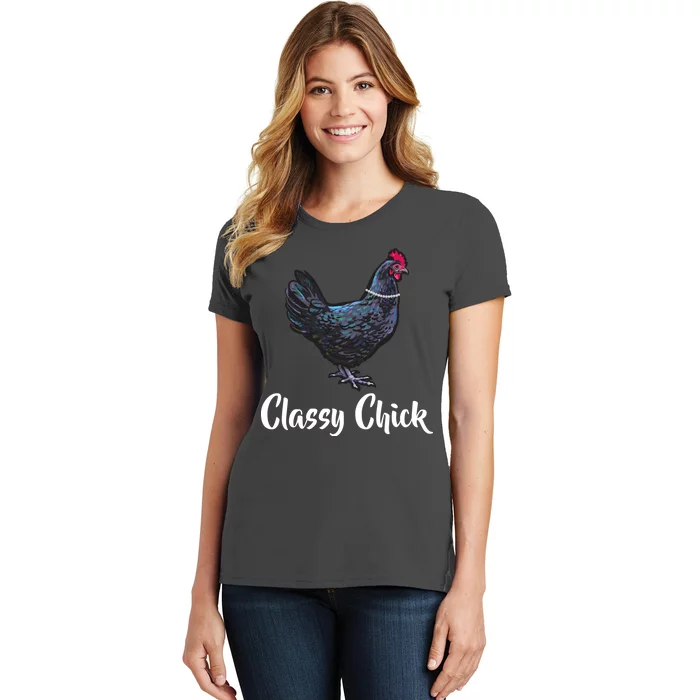 Classy Chick - Funny Cute Women's T-Shirt