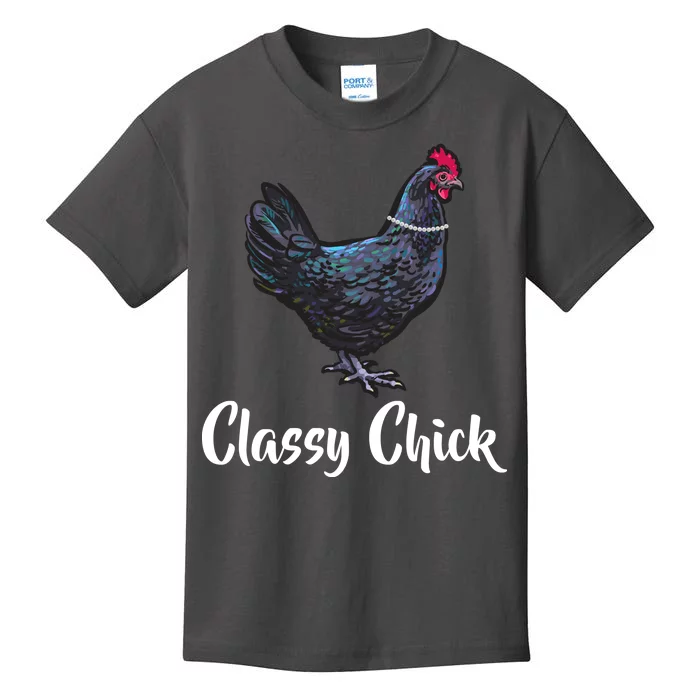 Classy Chick - Funny Cute Kids T-Shirt