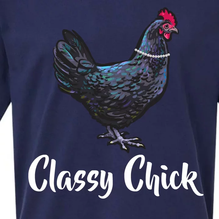 Classy Chick - Funny Cute Sueded Cloud Jersey T-Shirt