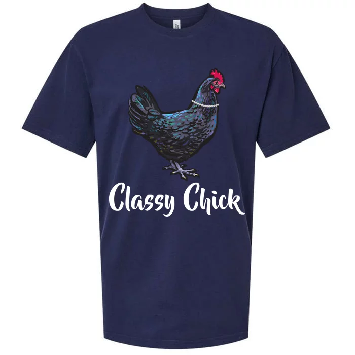 Classy Chick - Funny Cute Sueded Cloud Jersey T-Shirt