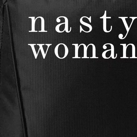 Classy Nasty Woman News Anchor Logo City Backpack