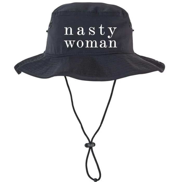 Classy Nasty Woman News Anchor Logo Legacy Cool Fit Booney Bucket Hat