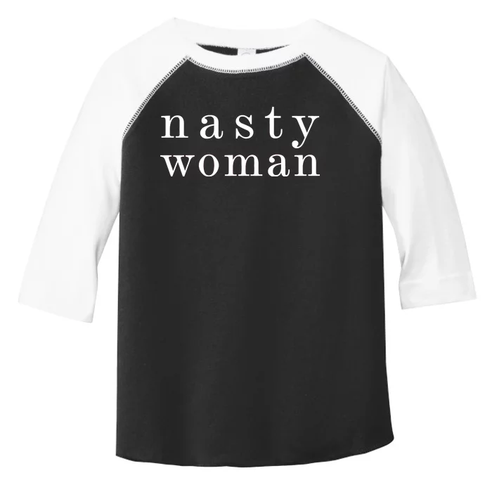 Classy Nasty Woman News Anchor Logo Toddler Fine Jersey T-Shirt