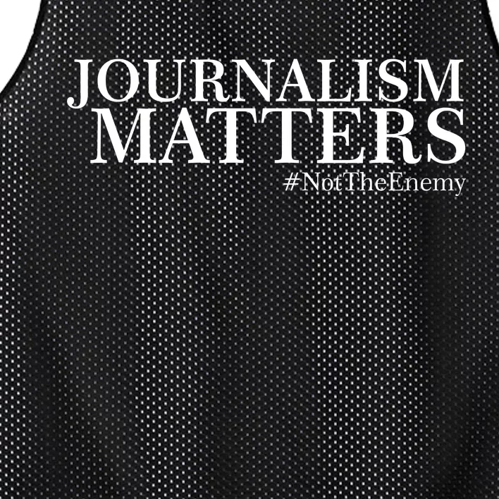 Classy News Journalism Matters #NotTheEnemy Mesh Reversible Basketball Jersey Tank