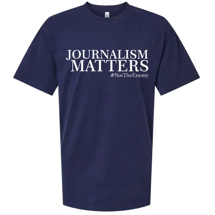 Classy News Journalism Matters #NotTheEnemy Sueded Cloud Jersey T-Shirt