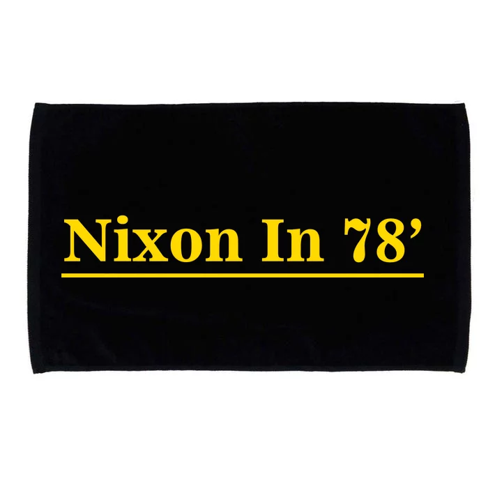 Classy News Nixon In 78' Logo Microfiber Hand Towel