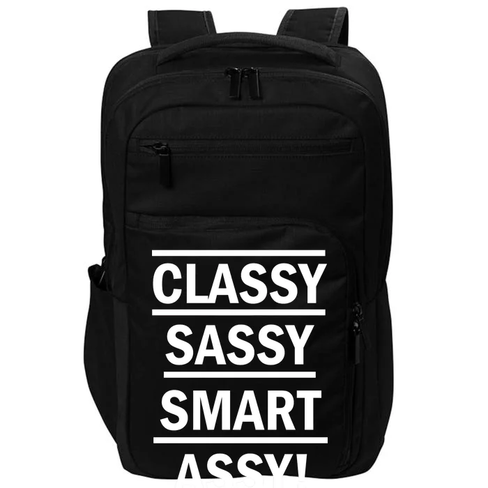 Classy Sassy Smart Assy Impact Tech Backpack