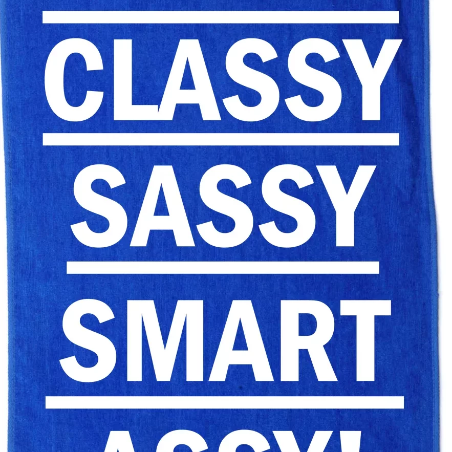 Classy Sassy Smart Assy Platinum Collection Golf Towel