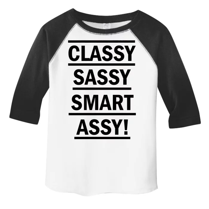 Classy Sassy Smart Assy Toddler Fine Jersey T-Shirt