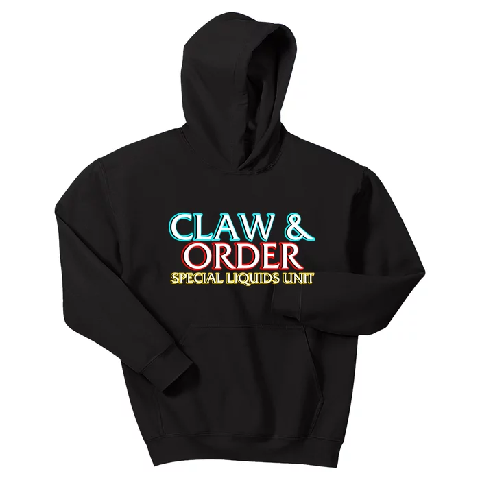 Claw & Order Special Liquids Unit Kids Hoodie