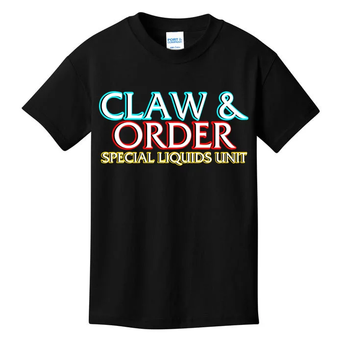 Claw & Order Special Liquids Unit Kids T-Shirt