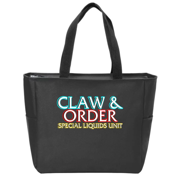 Claw & Order Special Liquids Unit Zip Tote Bag