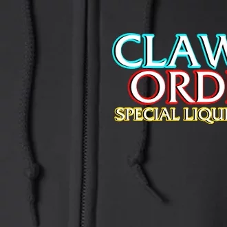 Claw & Order Special Liquids Unit Full Zip Hoodie