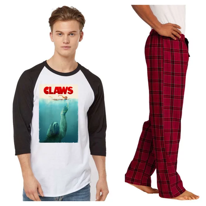 Claws Sloth Raglan Sleeve Pajama Set