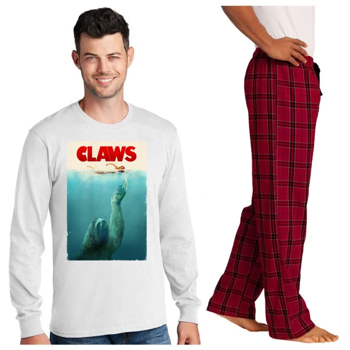 Claws Sloth Long Sleeve Pajama Set