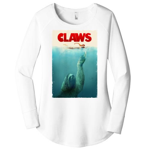Claws Sloth Women’s Perfect Tri Tunic Long Sleeve Shirt