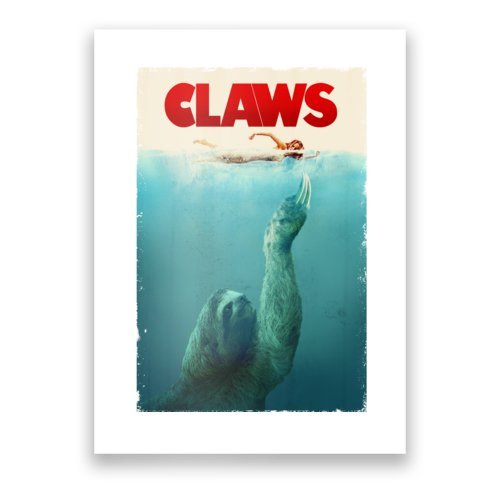 Claws Sloth Poster