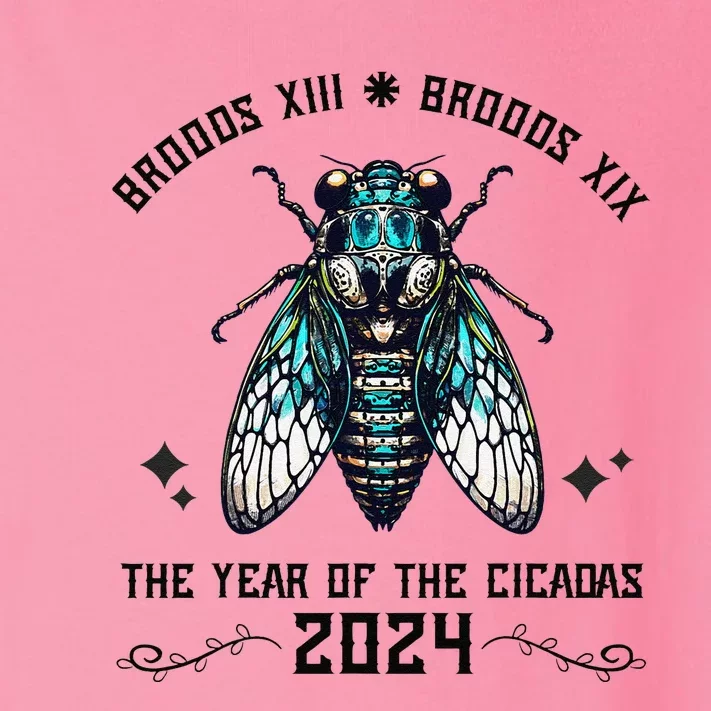 Cicada Lover Brood Xix Brood Xiii Year Of The Cicada 2024 Toddler Long Sleeve Shirt