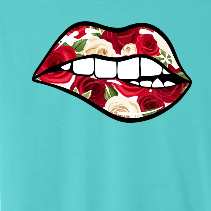 Cool Lips Bite MeRoses Valentine DayMothers Day Gift ChromaSoft Performance T-Shirt