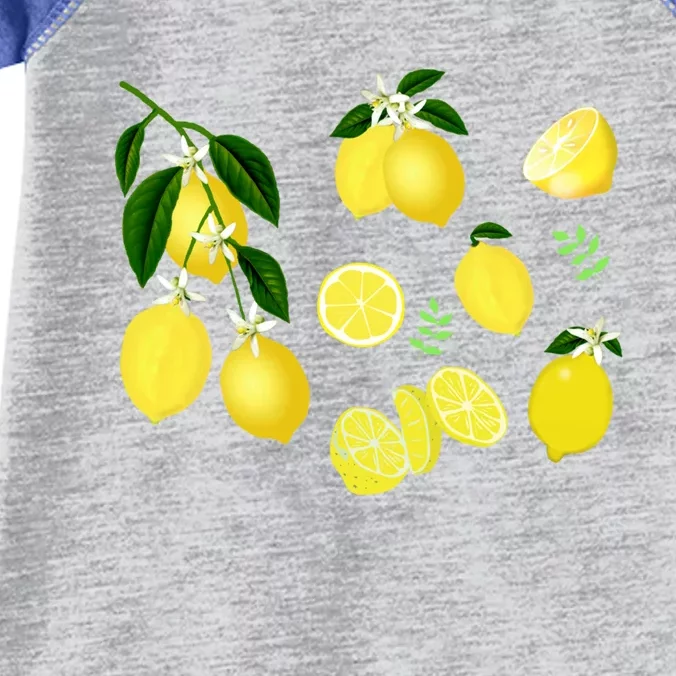 Cute Lemon Botanical Gardening Summertime Lemon Lover Great Gift Infant Baby Jersey Bodysuit