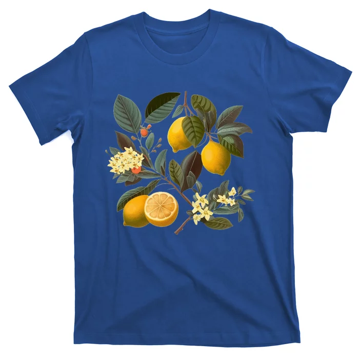 Cute Lemon Botanical Gardening Summertime Vintagefunny Gifttyle Great Gift T-Shirt