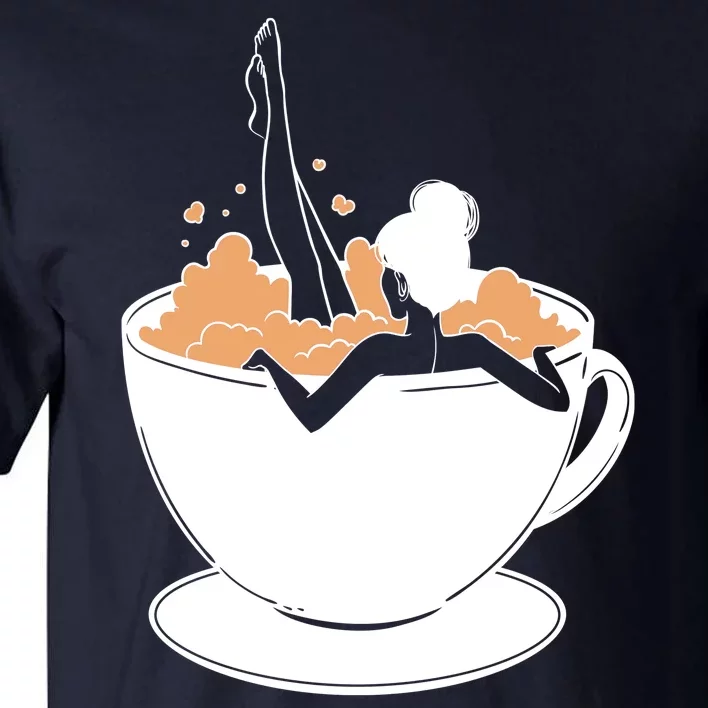 Coffee Lovers Bubble Bath Tall T-Shirt