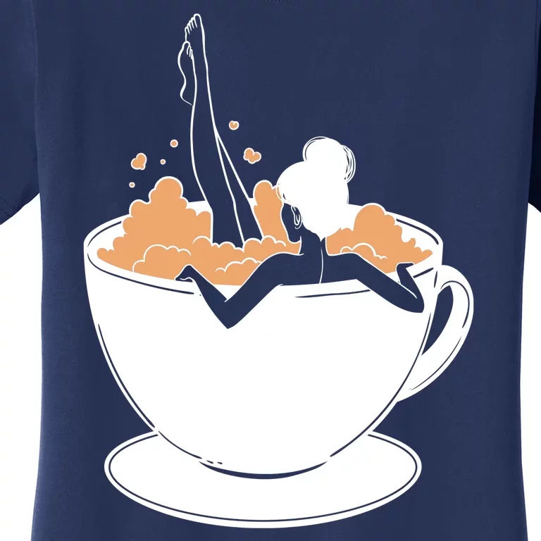 Coffee Lovers Bubble Bath Women's T-Shirt