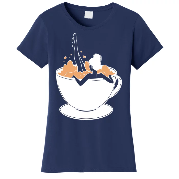 Coffee Lovers Bubble Bath Women's T-Shirt