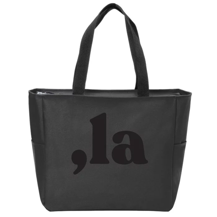 Comma La Biden Harris Zip Tote Bag