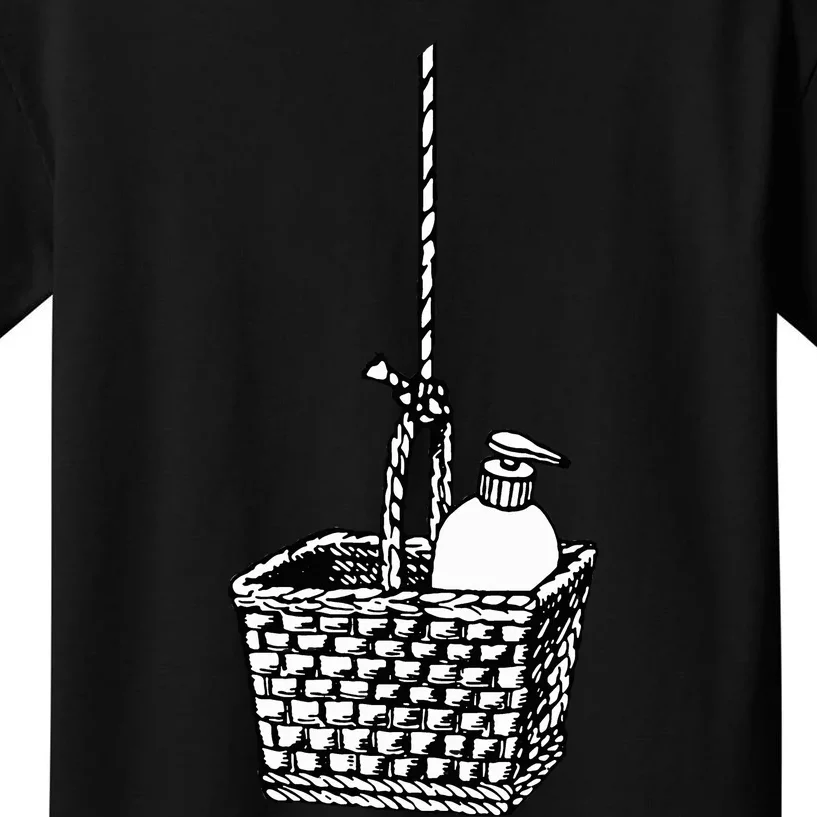 Creepy Lotion Basket True Crime Serial Killer Horror Movie Kids T-Shirt