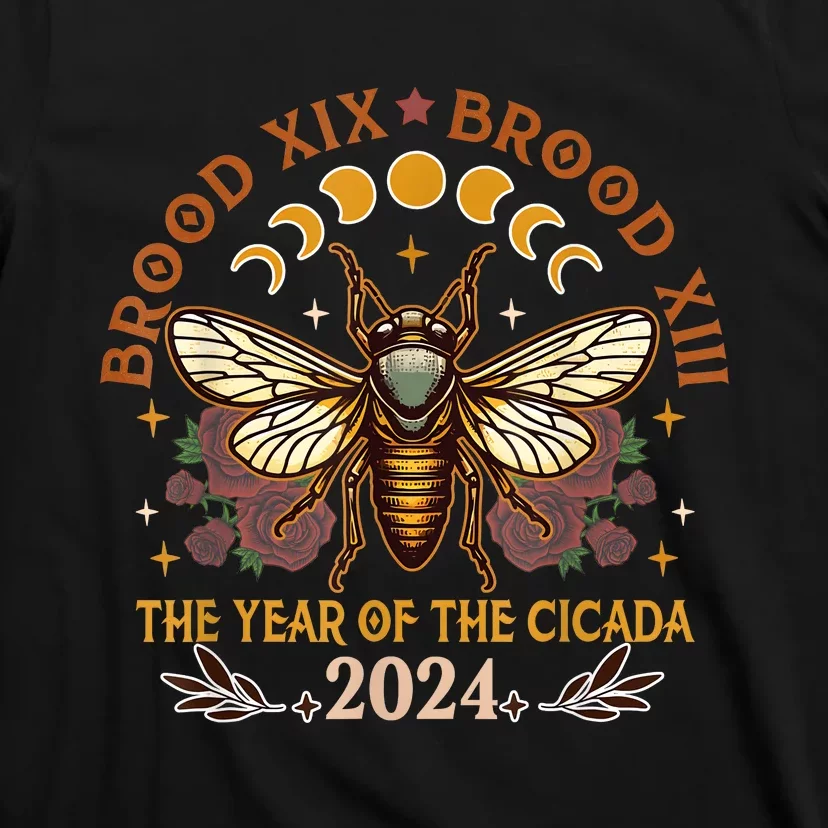 Cicada Lover Brood Xix Brood Xiii Year Of The Cicada 2024 T-Shirt